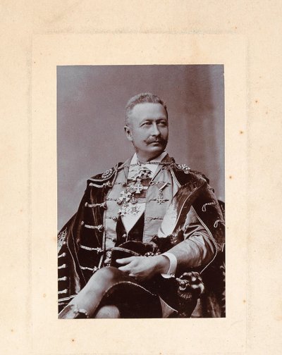 Portrett av pianist og komponist Géza Zichy 1849-1924, 1900-tallet. av Unbekannt