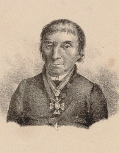 Portrett av pianist og komponist Maximilian Stadler 1748-1833, 1830. av Unbekannt