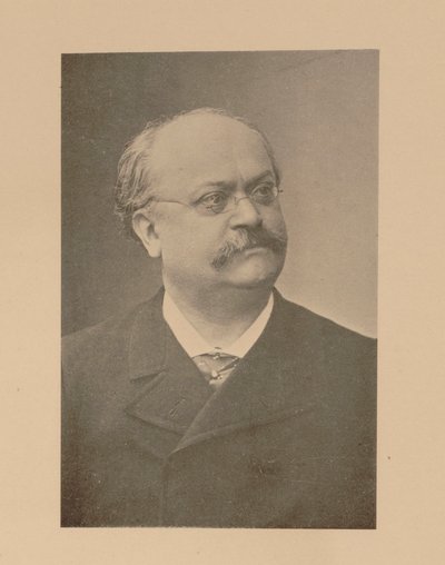 Portrett av komponisten Charles Lecocq 1832-1918. av Unbekannt