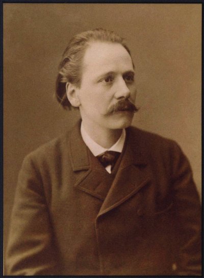 Portrett av komponisten Jules Massenet 1842-1912, 1890-årene. av Unbekannt