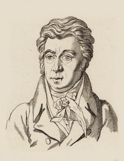 Portrett av komponisten Peter von Winter 1754-1825, ca 1820. av Unbekannt