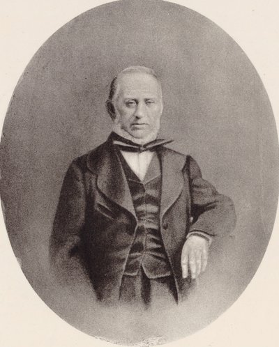 Portrett av komponisten Saverio Mercadante 1795-1870. av Unbekannt