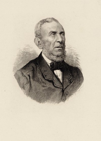 Portrett av komponisten Saverio Mercadante 1795-1870. av Unbekannt