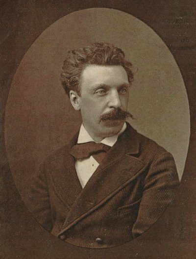 Portrett av komponisten Victorin de Joncières 1839-1903. av Unbekannt