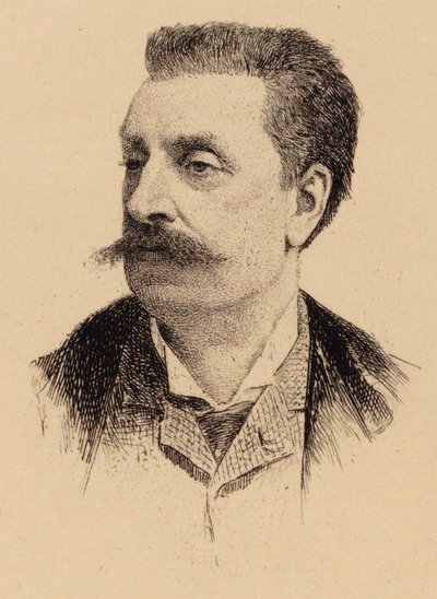 Portrett av komponisten Victorin de Joncières 1839-1903. av Unbekannt