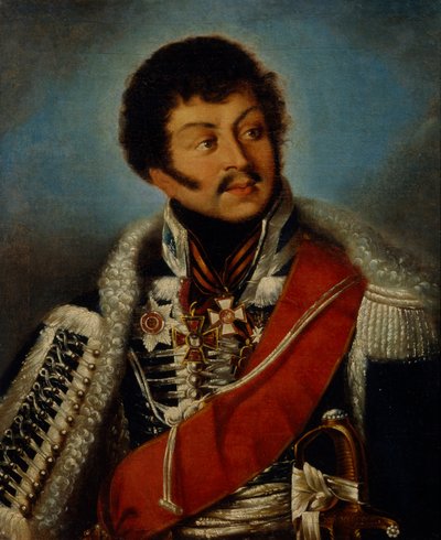 Portrett av generalen Dmitry Dmitrievich Shepelev 1771-1841 av Unbekannt