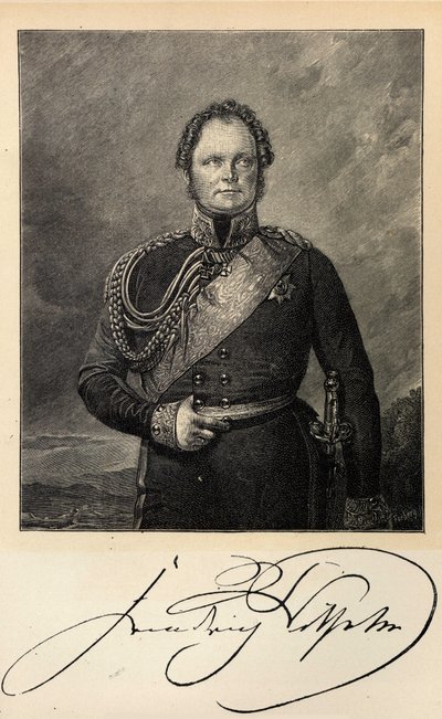 Portrett av kong Frederick William IV av Preussen 1795-1861. av Unbekannt