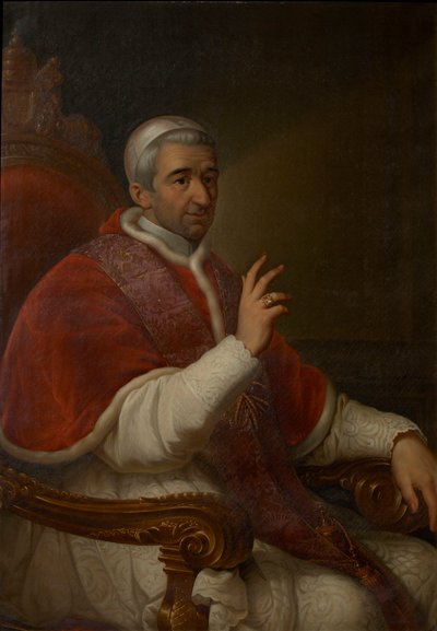 Portrett av paven Gregor XVI 1765-1846, ca. 1840. av Unbekannt