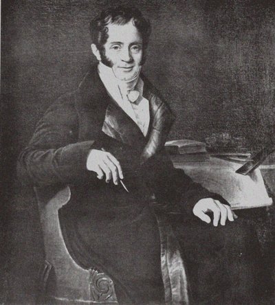 Portrett av arkitekten Carlo Rossi 1775-1849 etter Ch. Mitoire av Unbekannt
