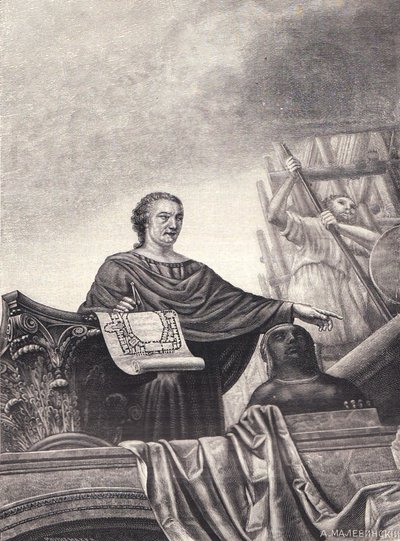 Portrett av arkitekten Vincenzo Brenna 1747-1820, 1897 av Unbekannt