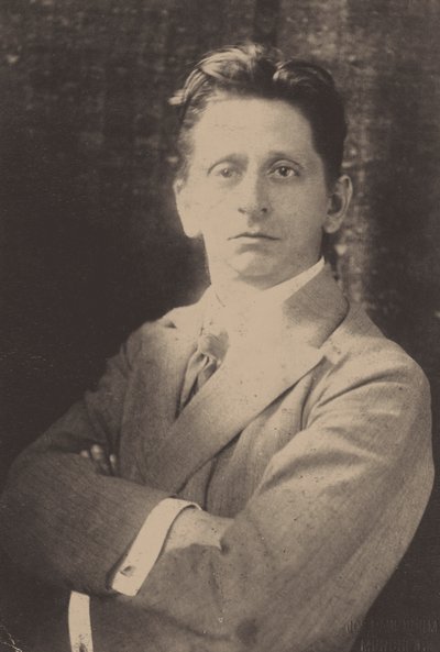 Portrett av komponisten Alexander von Zemlinsky 1871-1942. av Unbekannt