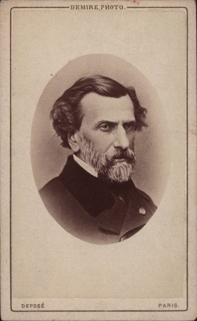 Portrett av komponisten Ambroise Thomas 1811-1896, 1860-årene. av Unbekannt