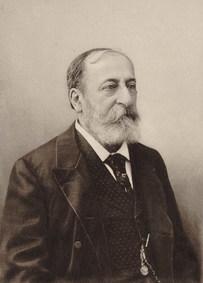 Portrett av komponisten Camille Saint-Saëns 1835-1921, 1900. av Unbekannt