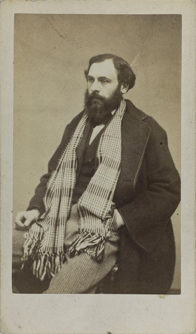 Portrett av komponisten Ferdinand Poise 1828-1892, ca. 1875. av Unbekannt