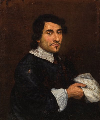 Portrett av komponisten Girolamo Frescobaldi 1583-1643, første tredjedel av 1600-tallet. av Unbekannt