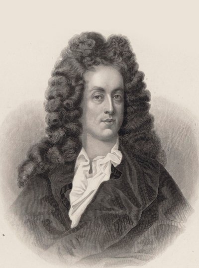 Portrett av komponisten Henry Purcell 1659-1695. av Unbekannt