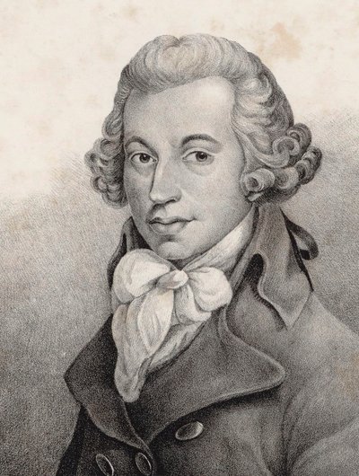 Portrett av komponisten Ignace Pleyel 1757-1831. av Unbekannt