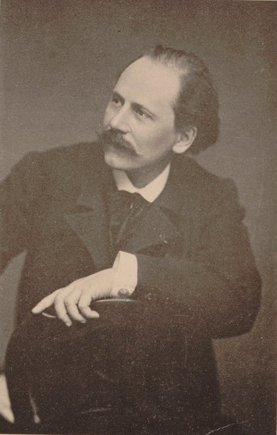 Portrett av komponisten Jules Massenet 1842-1912. av Unbekannt