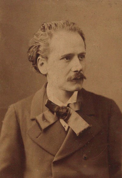 Portrett av komponisten Jules Massenet 1842-1912, ca 1885. av Unbekannt