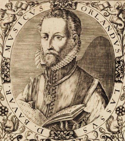 Portrett av komponisten Roland de Lassus 1532-1594. av Unbekannt