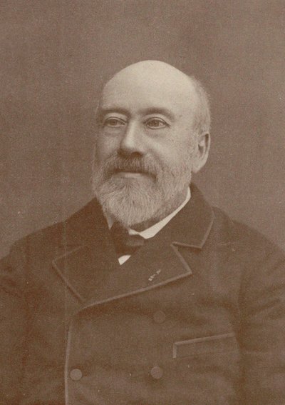 Portrett av komponisten og chansonnieren Gustave Nadaud 1820-1893, 1880. av Unbekannt