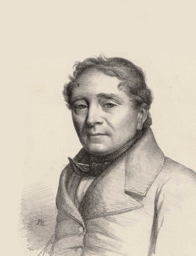 Portrett av operasangeren Louis Antoine Eléonore Ponchard 1787-1866, 1845. av Unbekannt