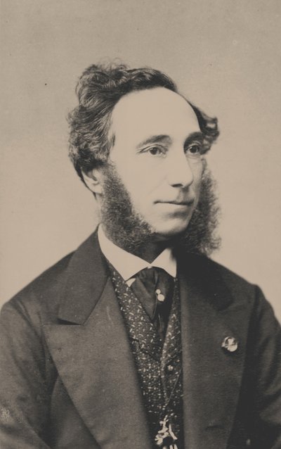 Portrett av fiolinisten og komponisten Camillo Sivori 1815-1894, ca 1865. av Unbekannt
