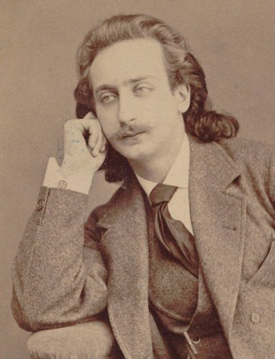 Portrett av fiolinisten og komponisten Henri Ketten 1848-1883. av Unbekannt
