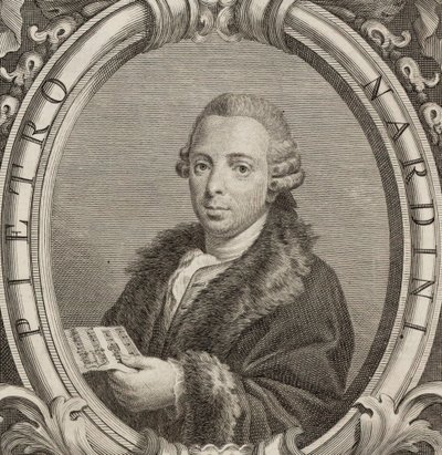 Portrett av fiolinisten og komponisten Pietro Nardini 1722-1793, 1782. av Unbekannt