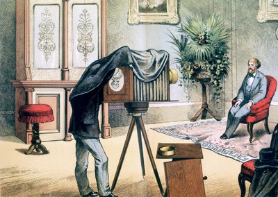 Portrettfotografer studio, c1880 av Unbekannt