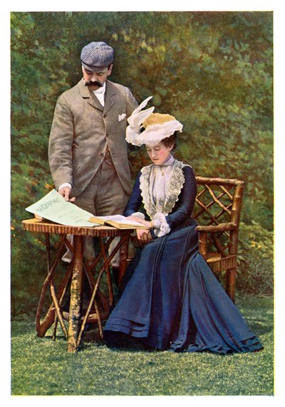 Portrett i tre farger, 1901 av Unbekannt