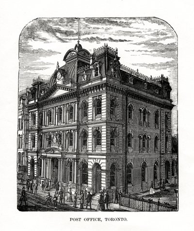 Postkontor, Toronto, Ontario, Canada, 1800-tallet av Unbekannt