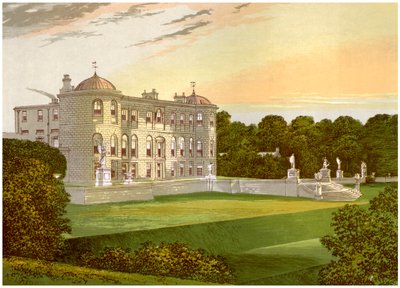 Powerscourt, County Wicklow, Irland, hjemmet til Viscount Powerscourt, c1880 av Unbekannt