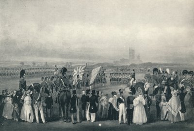 Presenterer nye farger for 93rd Highlanders, 7. oktober 1834, 1834 1909 av Unbekannt