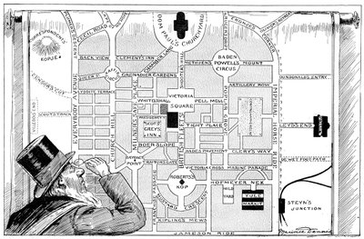 President Kruger ser på en plan for New Pretoria, 1900 av Unbekannt