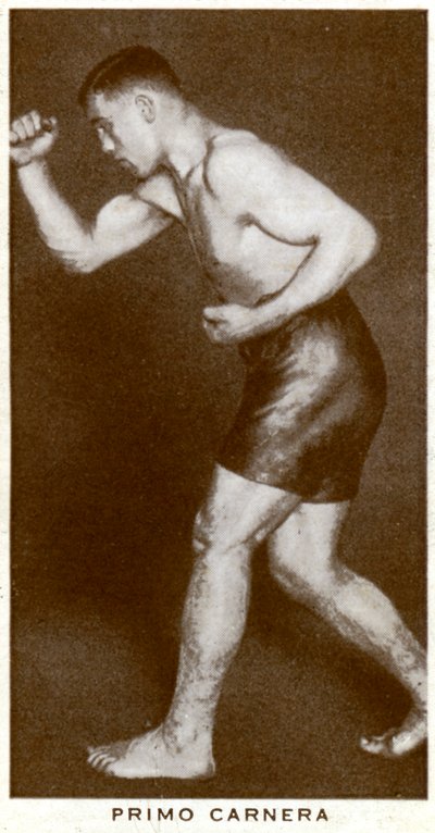 Primo Carnera , italiensk bokser, 1938 av Unbekannt