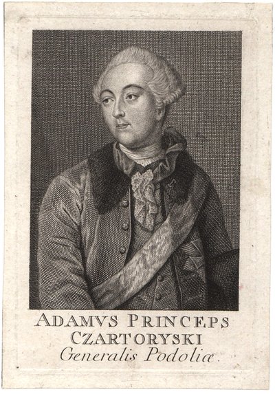 Prins Adam Kazimierz Czartoryski 1734-1823 av Unbekannt