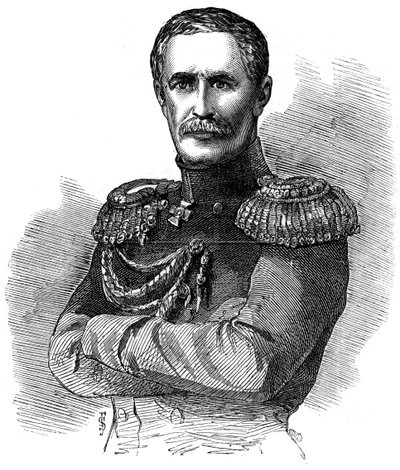 Prins Alexander Sergeyevich Menshikov, russisk militærsjef, 1853 av Unbekannt