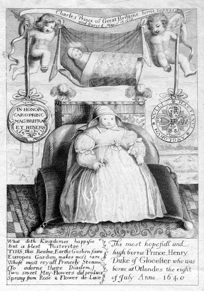 Prins Charles og prins Henry, sønner av kong Charles I, 1600-tallet, 1802 av Unbekannt