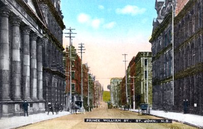 Prince William Street, Saint John, New Brunswick, Canada, ca 1900-tallet av Unbekannt