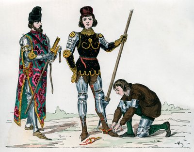 Prins, godseier og betjent, 1400-tallet 1882-1884 av Unbekannt