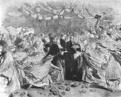 Prinsesse Alexandras ankomst til England, 1863..., 1901. av Unbekannt