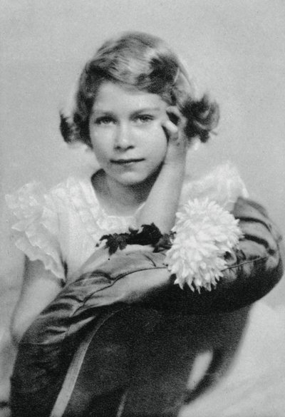 Prinsesse Elizabeth på ni år, 1935, 1937 av Unbekannt