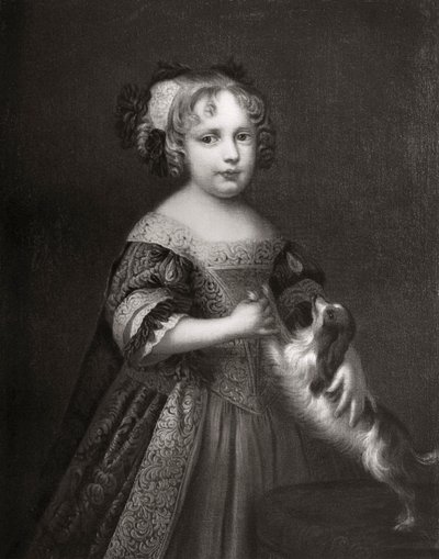 Prinsesse senere dronning Anne, c1670-1675 1906 av Unbekannt