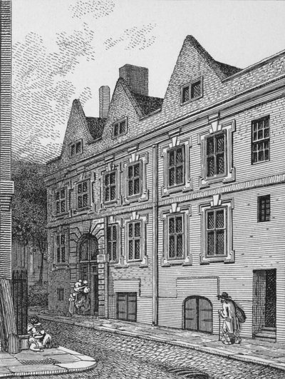 Hovedinngang til Leathersellers Hall, City of London, 1801 1911 av Unbekannt