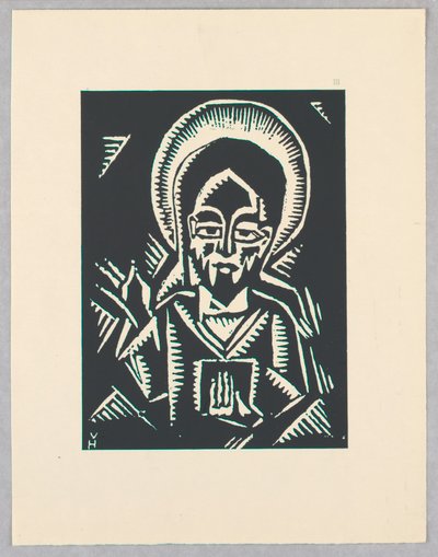Print, Christos Zehajici, Christ, Plate III, Etiopia, eller Christos, Madonna og Saints, slik jeg så i belysningen av den gamle etiopiske Codex -porteføljen av Unbekannt