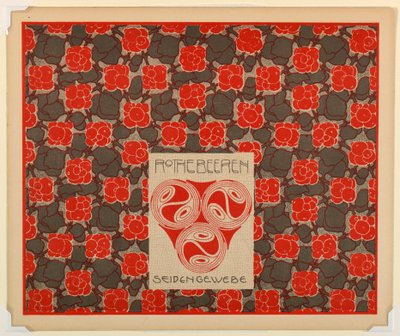 Druck, Rothebeeren Seiden Gewebe (Red Berries Silk Weaving), Tafel 21, in Die Quelle von Unbekannt