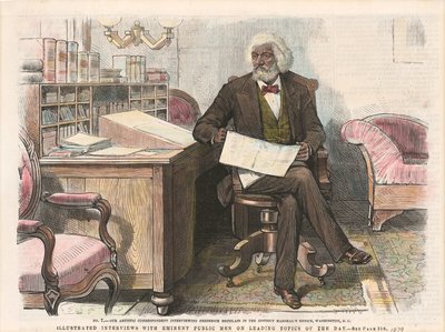 Trykk av Frederick Douglass, ca. 1879. av Unbekannt