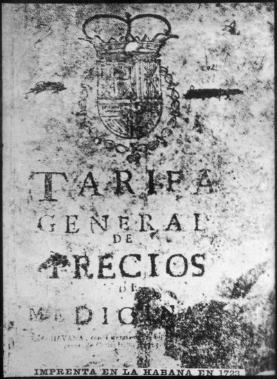 Trykkeri i Havanna 1723, 1920-årene av Unbekannt