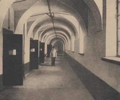Fengsel i Trubetskoy-bastionen til Peter og Paul-festningen av Unbekannt